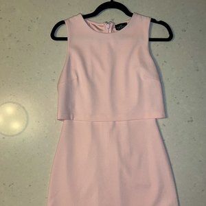 Topshop Baby Pink Mini Dress